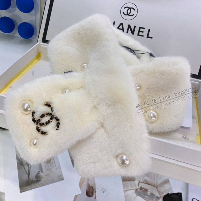 CHANEL纖維毛皮草超級保暖圍巾圍脖 香奈兒2021秋冬百搭圍脖  mmj1680